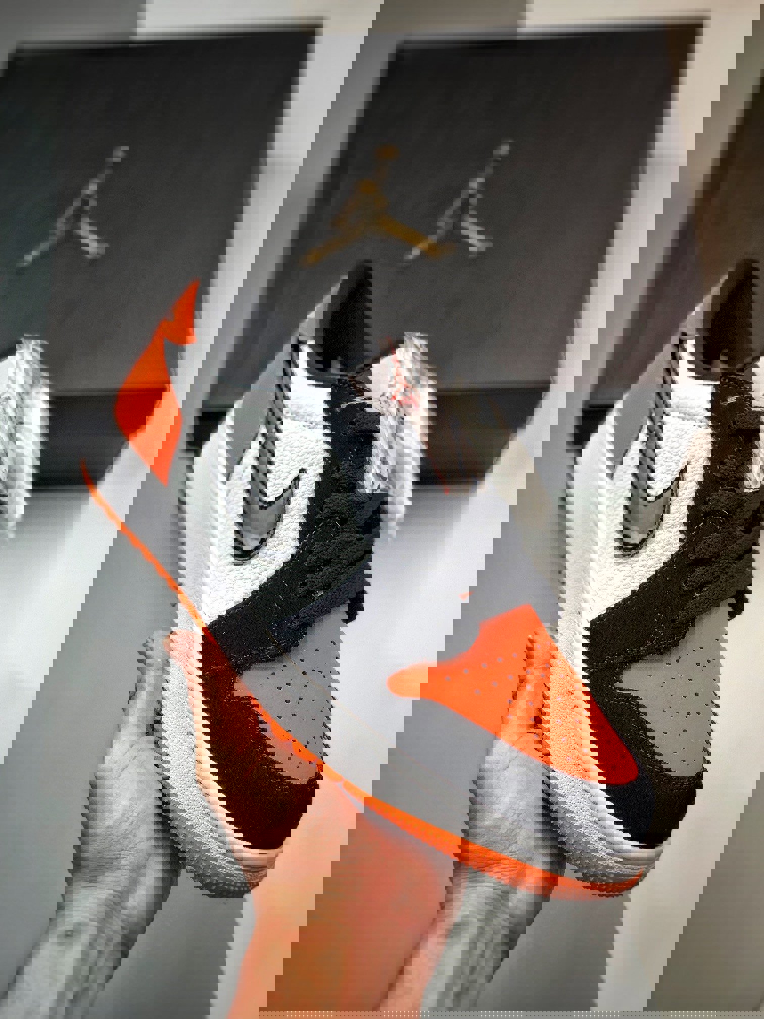 Air jordan 1 low golf shattered backboard starfish/black-white dd9315-800