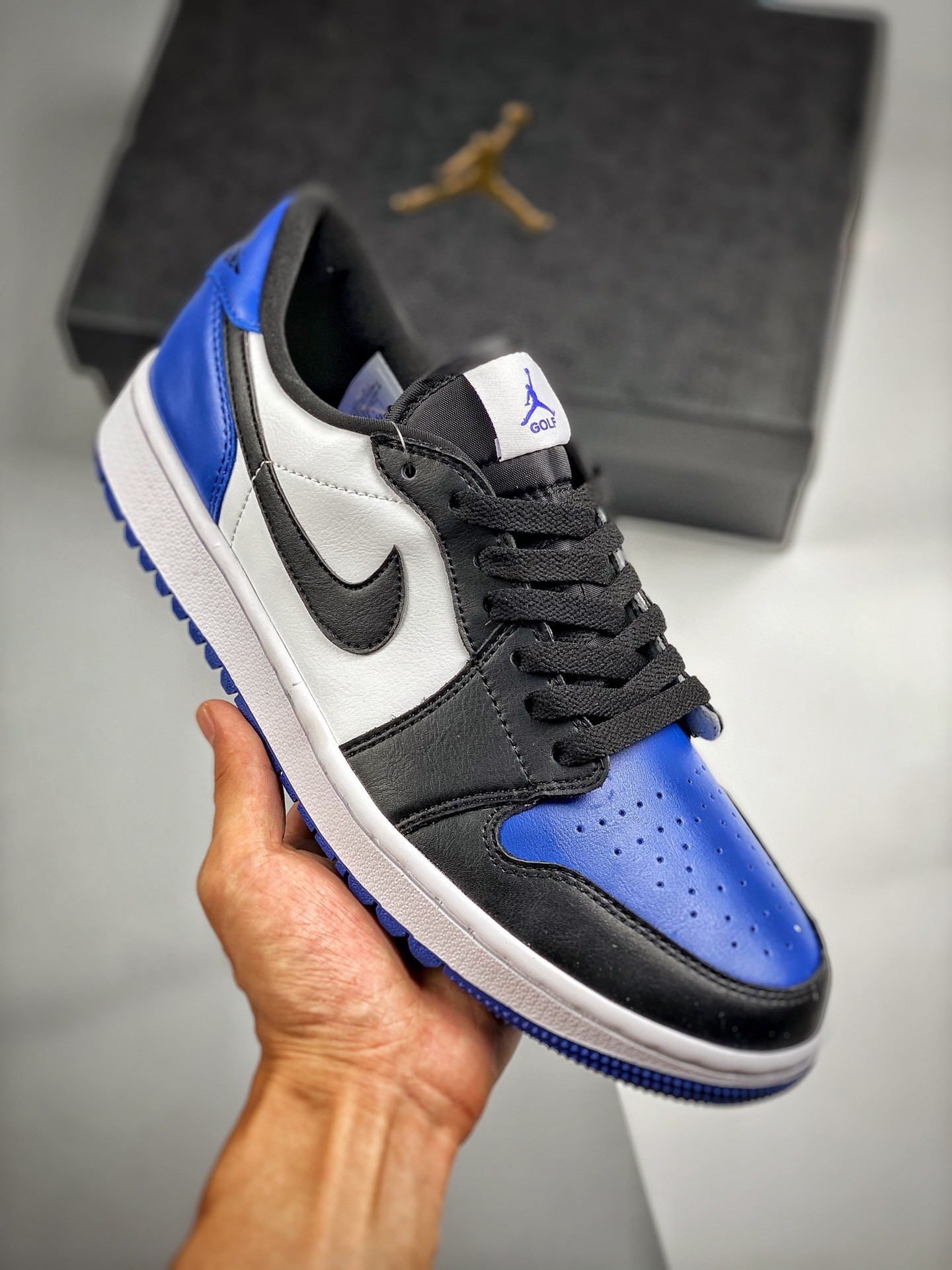 Air jordan 1 low golf white/black-sport royal dd9315-102