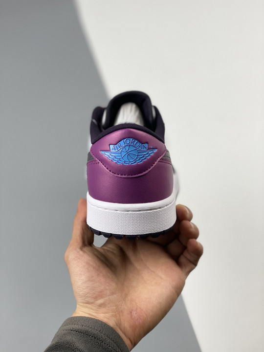 Air jordan 1 low golf white/cave purple-purple smoke dz9787-155
