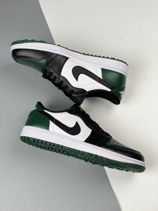 Air jordan 1 low golf white/noble green/pollen/black dd9315-107