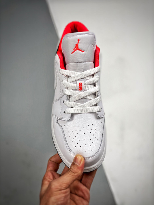 Air jordan 1 low gs chicago home white black red