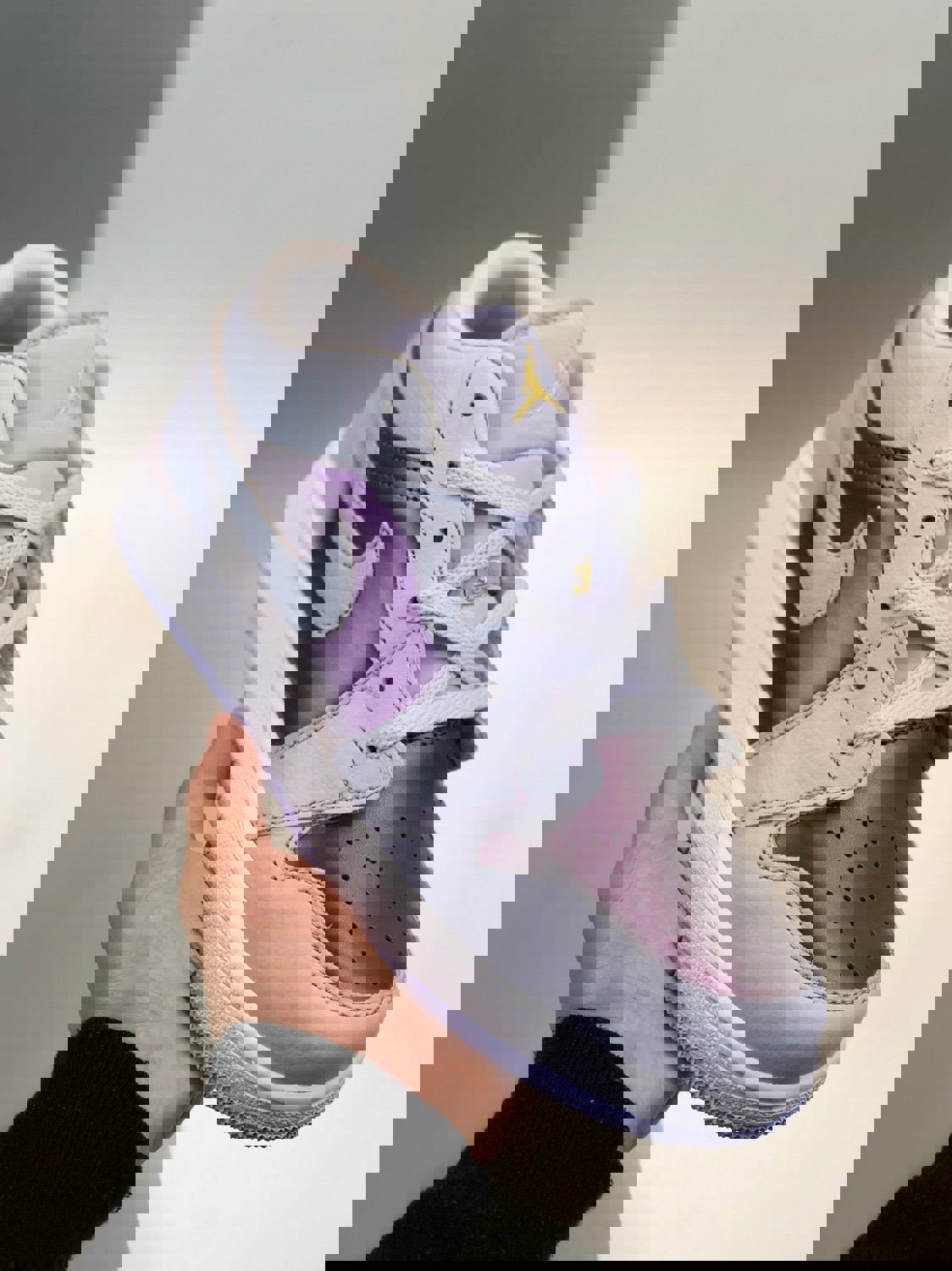 Air jordan 1 low gs oxygen purple 554723-505