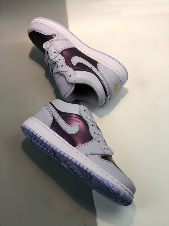 Air jordan 1 low gs oxygen purple 554723-505