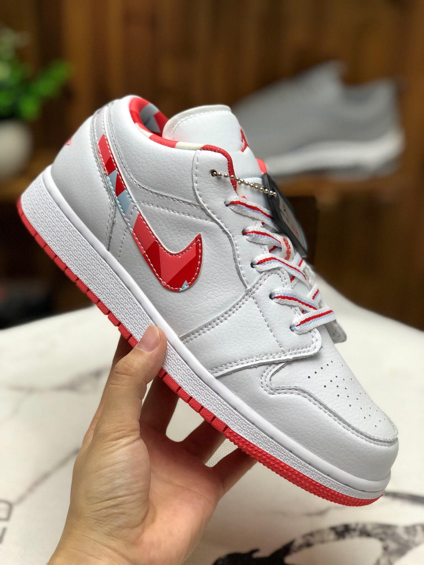 Air jordan 1 low gs white/topaz mist 554723-104