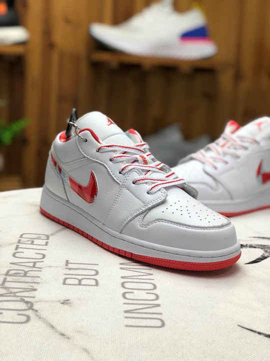 Air jordan 1 low gs white/topaz mist 554723-104