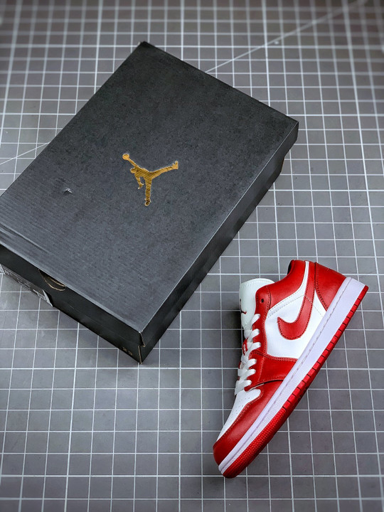 Air jordan 1 low gym red/white 553558-611