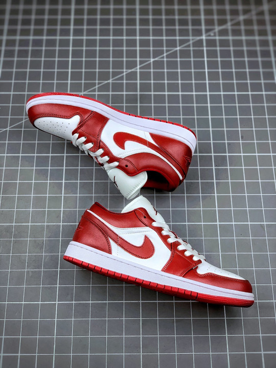 Air jordan 1 low gym red/white 553558-611