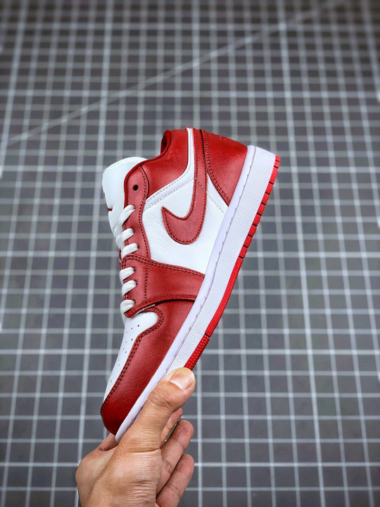 Air jordan 1 low gym red/white 553558-611
