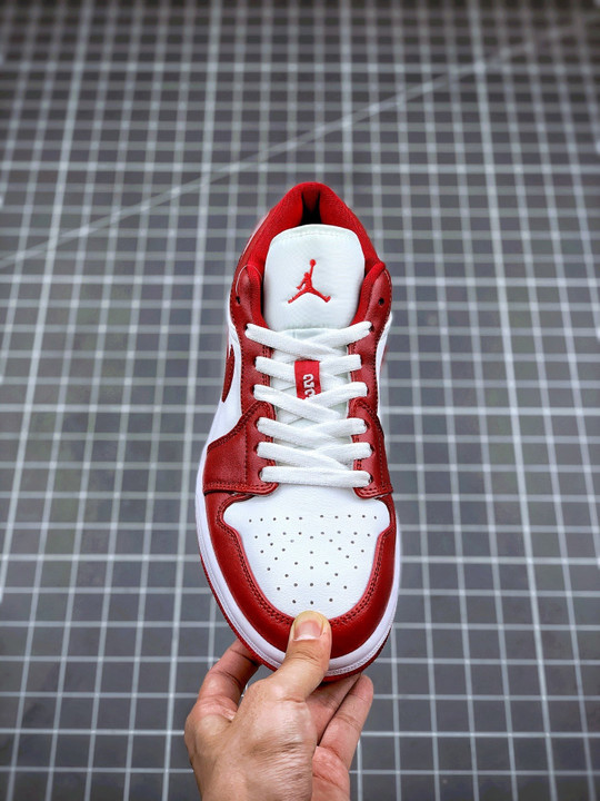 Air jordan 1 low gym red/white 553558-611