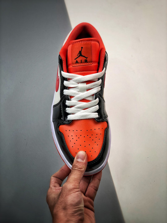 Air jordan 1 low halloween sail/orange-black dv1335-800