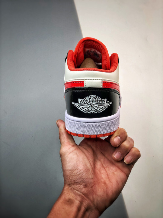 Air jordan 1 low halloween sail/orange-black dv1335-800