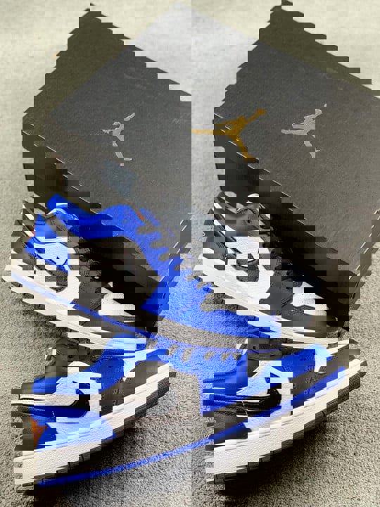 Air jordan 1 low hyper royal/white-orange peel