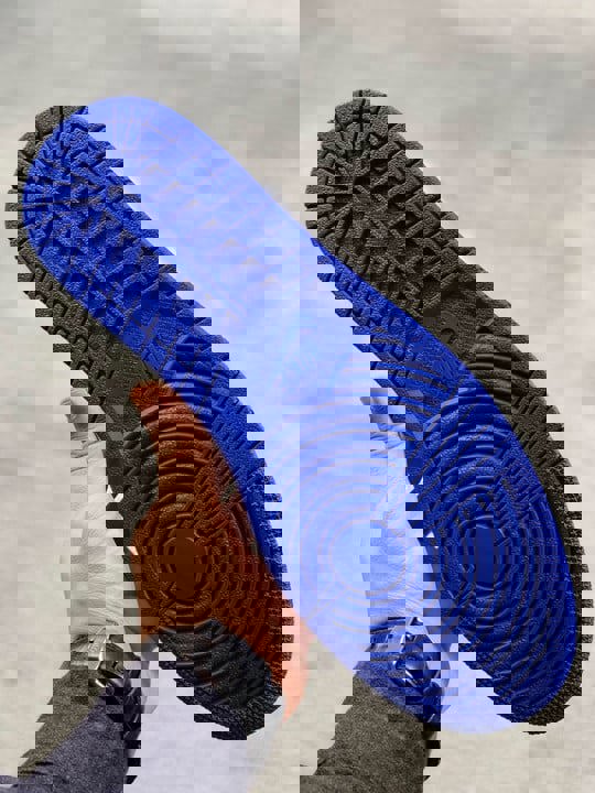 Air jordan 1 low hyper royal/white-orange peel