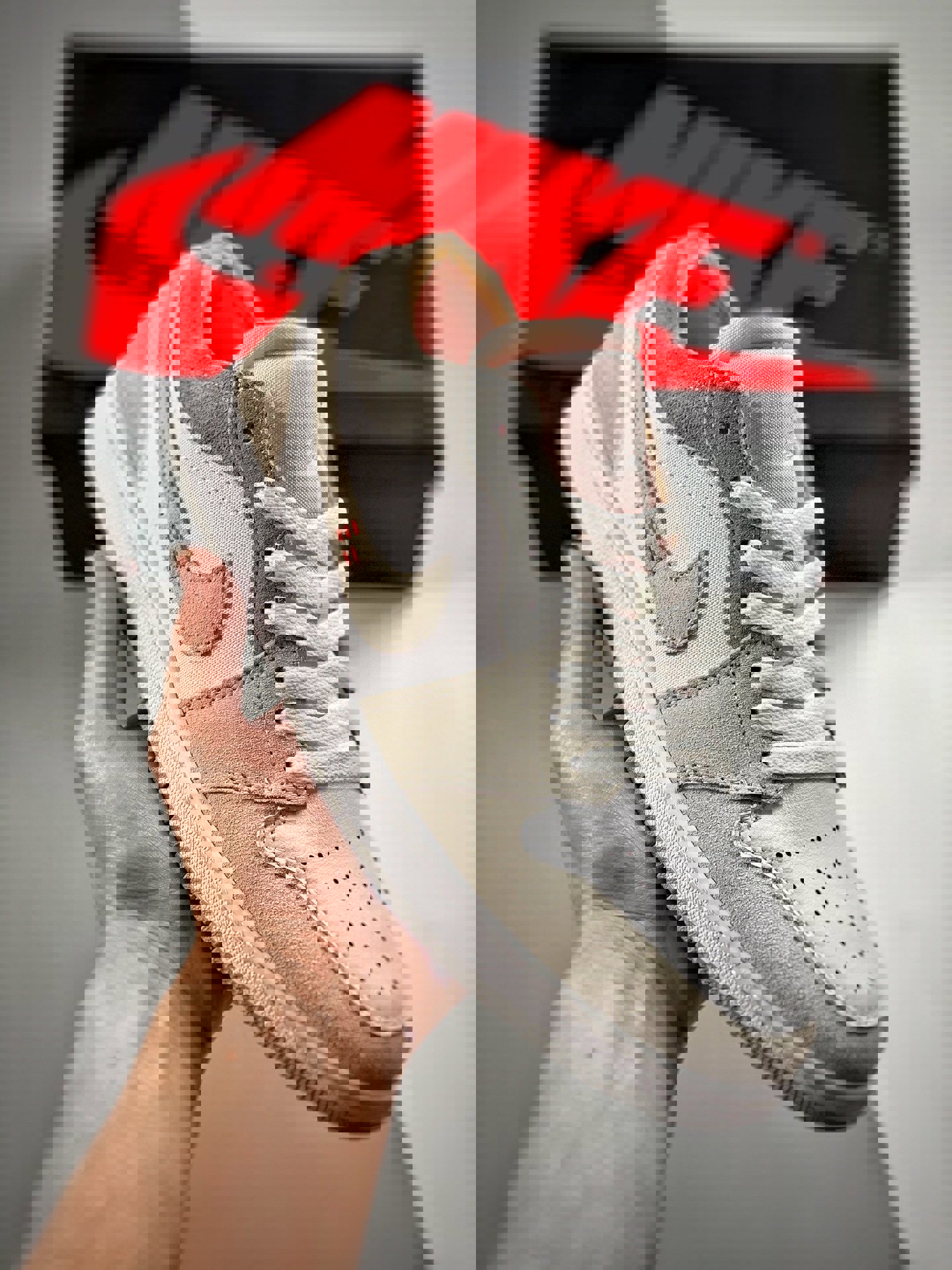 Air jordan 1 low inside outwhite/grey-sail dn1635-100