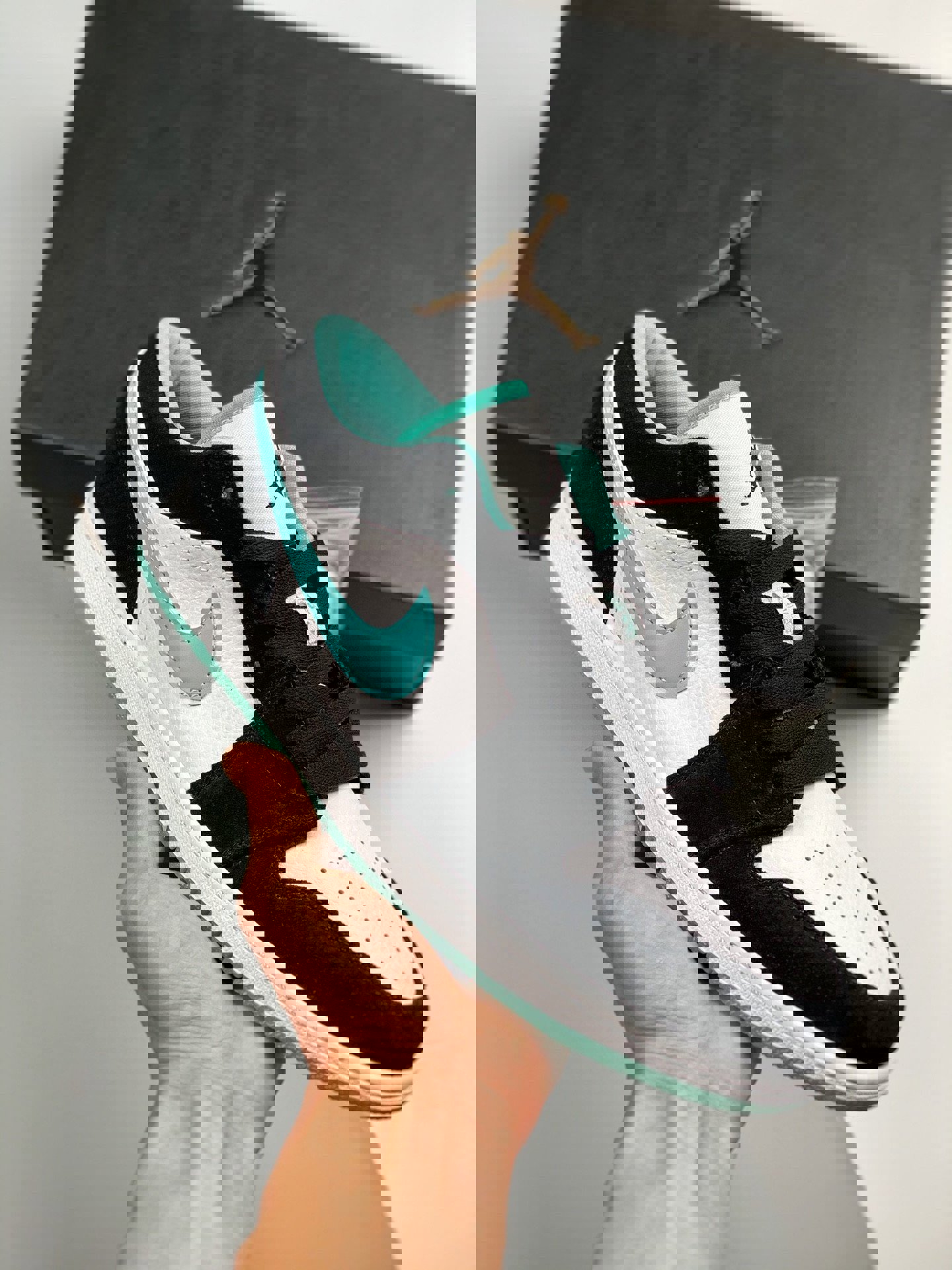 Air jordan 1 low island green cq9828-131