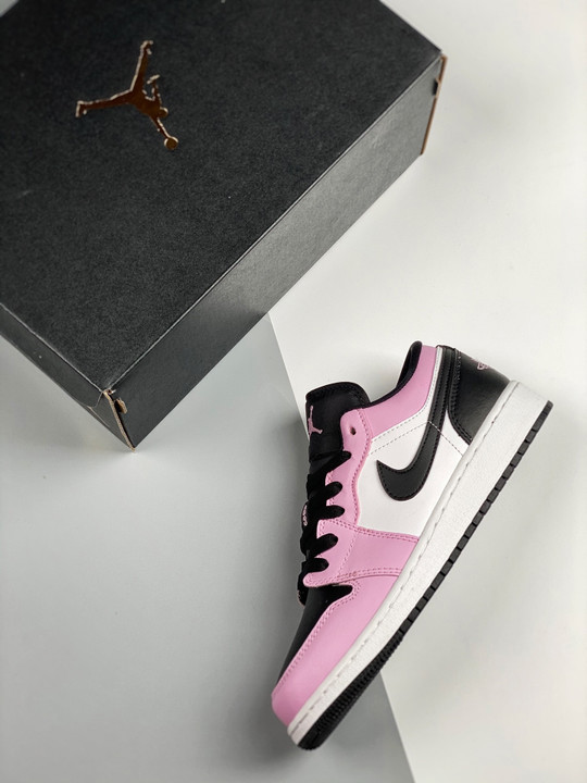 Air jordan 1 low light arctic pink/black/white
