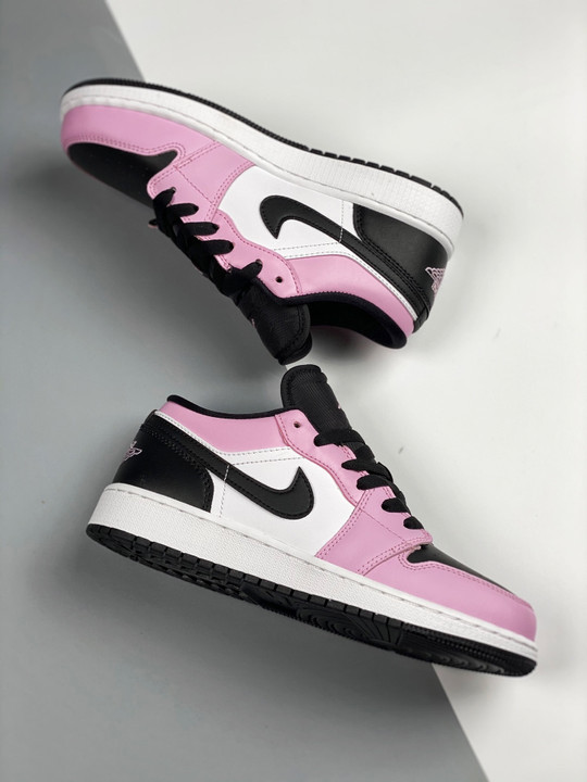 Air jordan 1 low light arctic pink/black/white