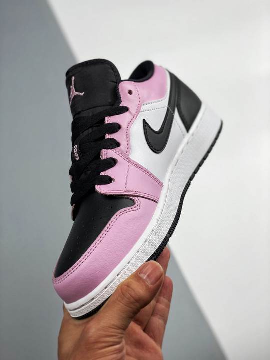 Air jordan 1 low light arctic pink/black/white
