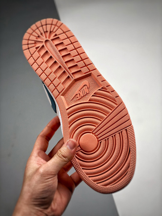 Air jordan 1 low light madder root/dark teal green dc0774-800