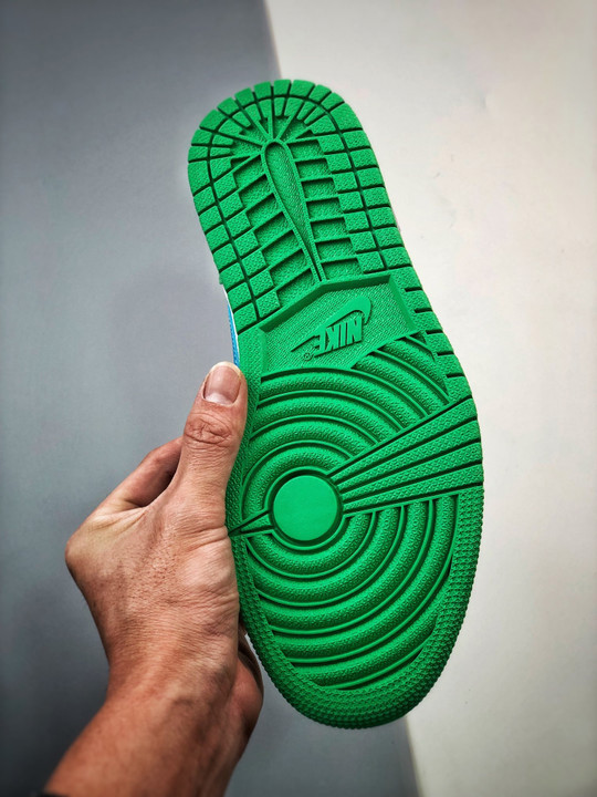 Air jordan 1 low lucky green/aquatone-white dc0774-304