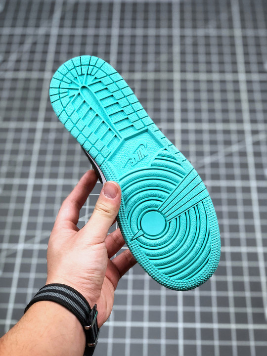 Air jordan 1 low multi-color midsoles white cv9548-100