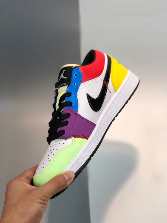 Air jordan 1 low multicolor lightbulb cz3572-104