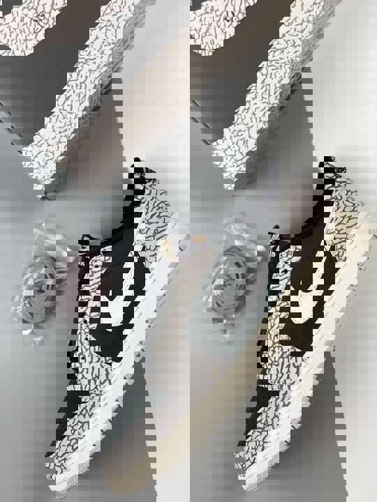 Air jordan 1 low og black cement cz0790-001