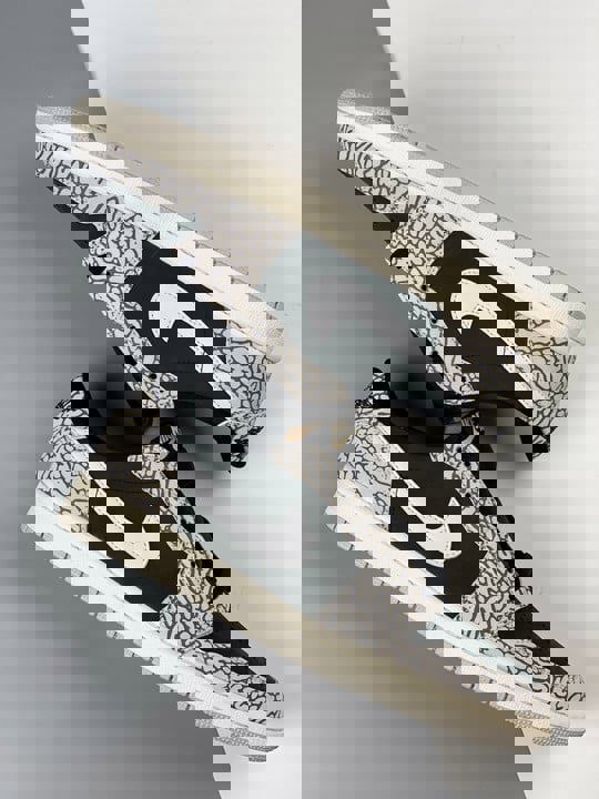 Air jordan 1 low og black cement cz0790-001