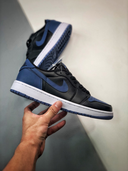 Air jordan 1 low og black/mystic navy/white cz0790-041