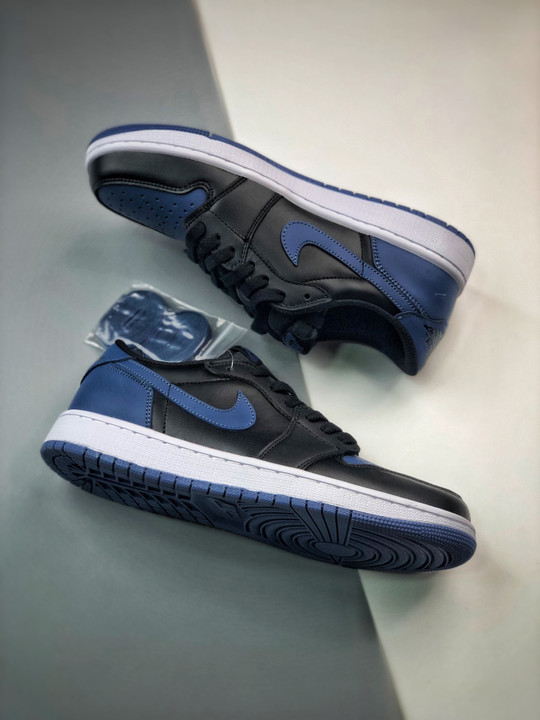 Air jordan 1 low og black/mystic navy/white cz0790-041