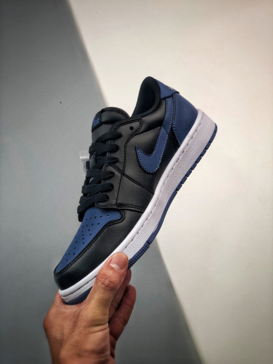 Air jordan 1 low og black/mystic navy/white cz0790-041