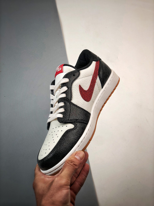 Air jordan 1 low og black white red