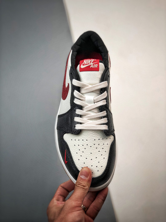 Air jordan 1 low og black white red