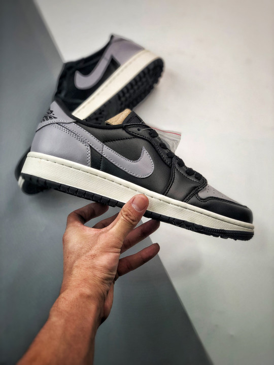 Air jordan 1 low og golf shadowblack/sail/medium grey dd9315-001