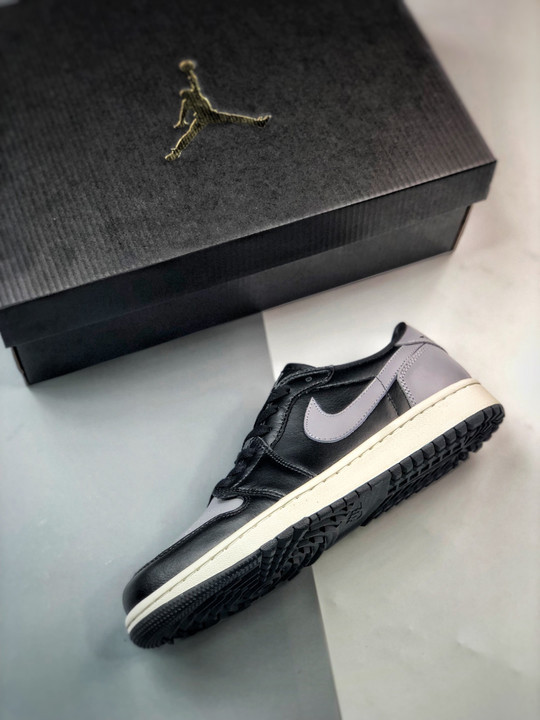 Air jordan 1 low og golf shadowblack/sail/medium grey dd9315-001