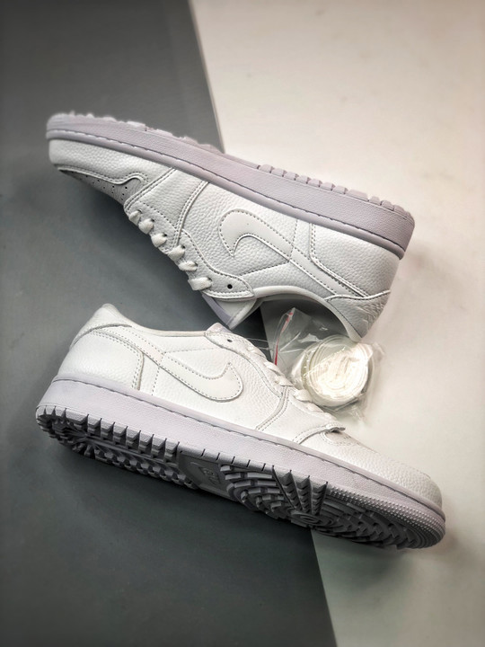 Air jordan 1 low og golf triple white dd9315-101