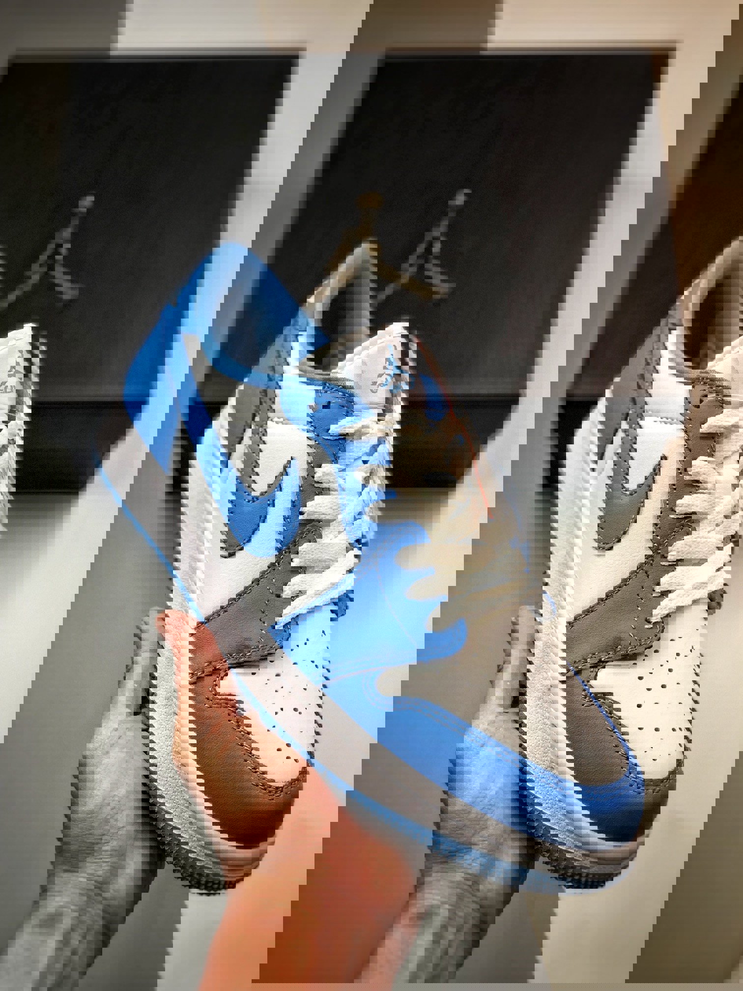 Air jordan 1 low og golf uncwhite/university blue dd9315-100