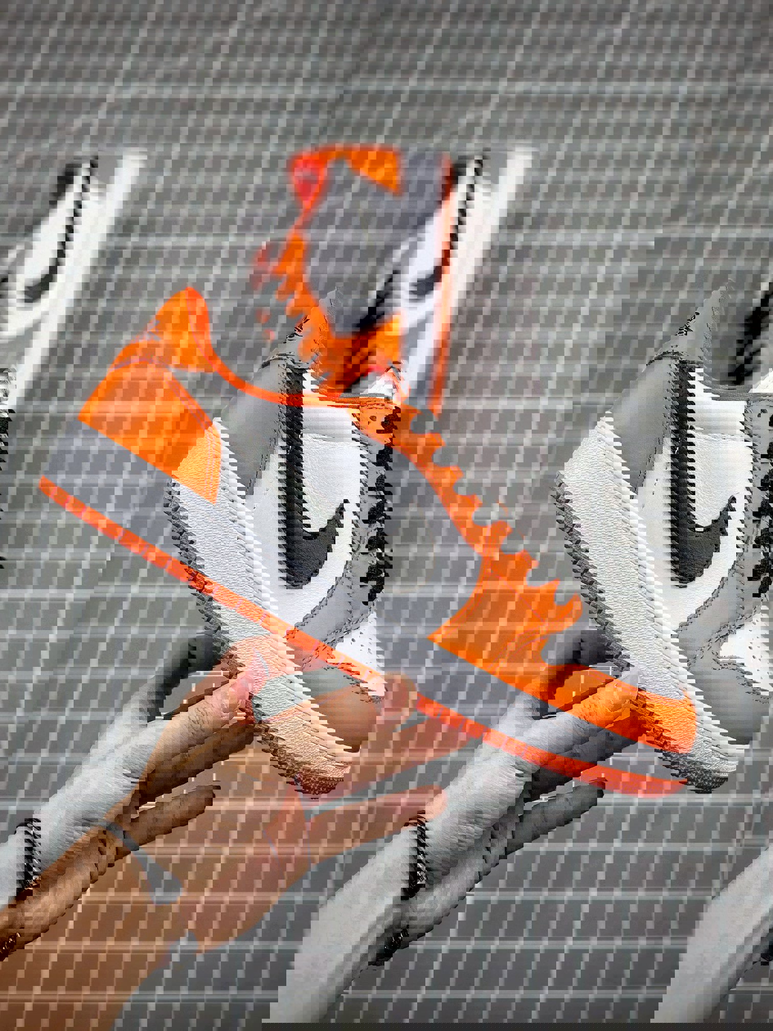 Air jordan 1 low og shattered backboardorange/white-black