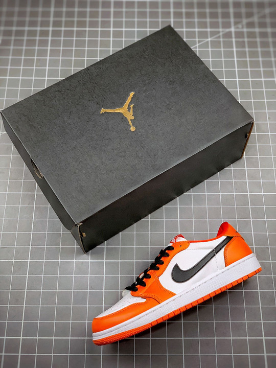 Air jordan 1 low og shattered backboardorange/white-black