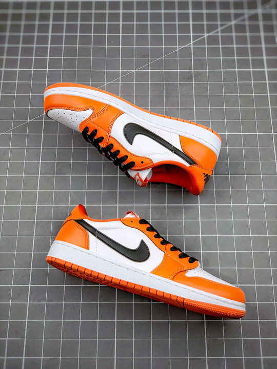 Air jordan 1 low og shattered backboardorange/white-black
