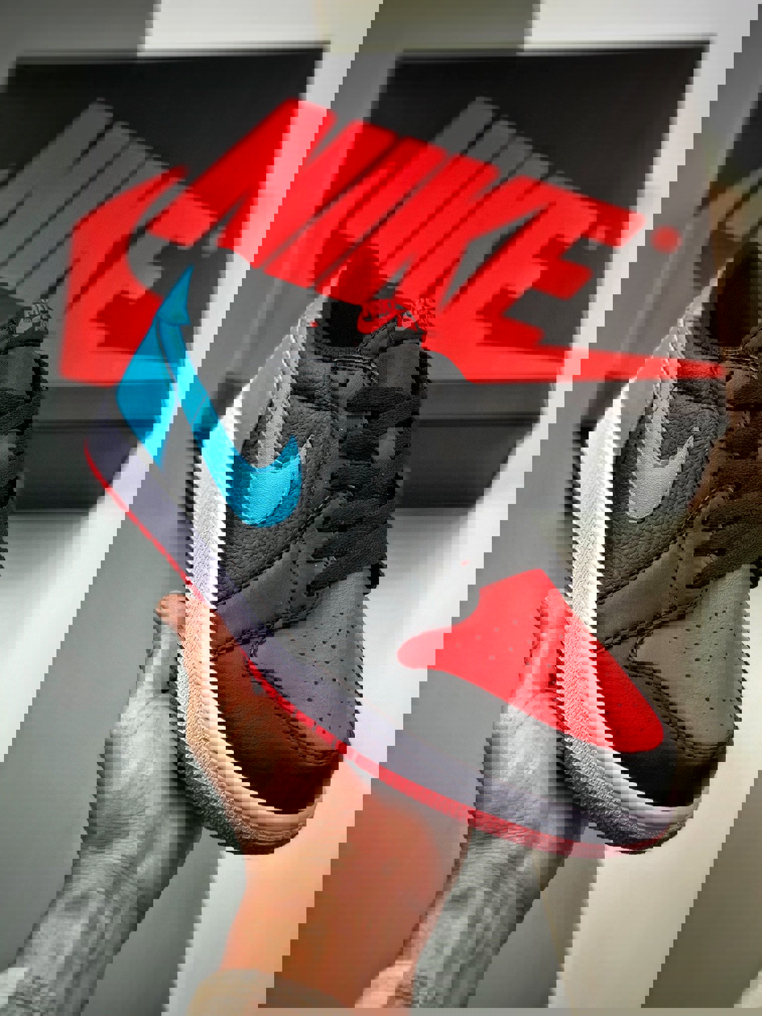 Air jordan 1 low og unc to chicago black blue red cz0775-046