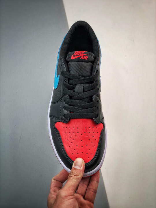 Air jordan 1 low og unc to chicago black blue red cz0775-046
