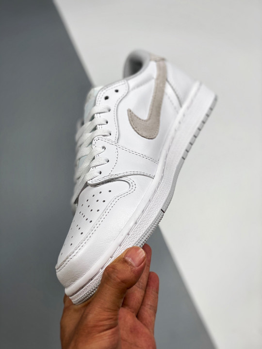 Air jordan 1 low og white/neutral grey cz0775-100
