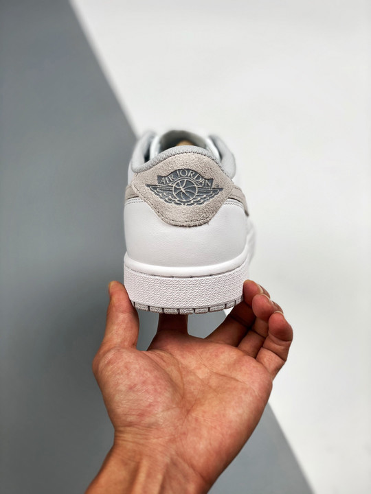 Air jordan 1 low og white/neutral grey cz0775-100