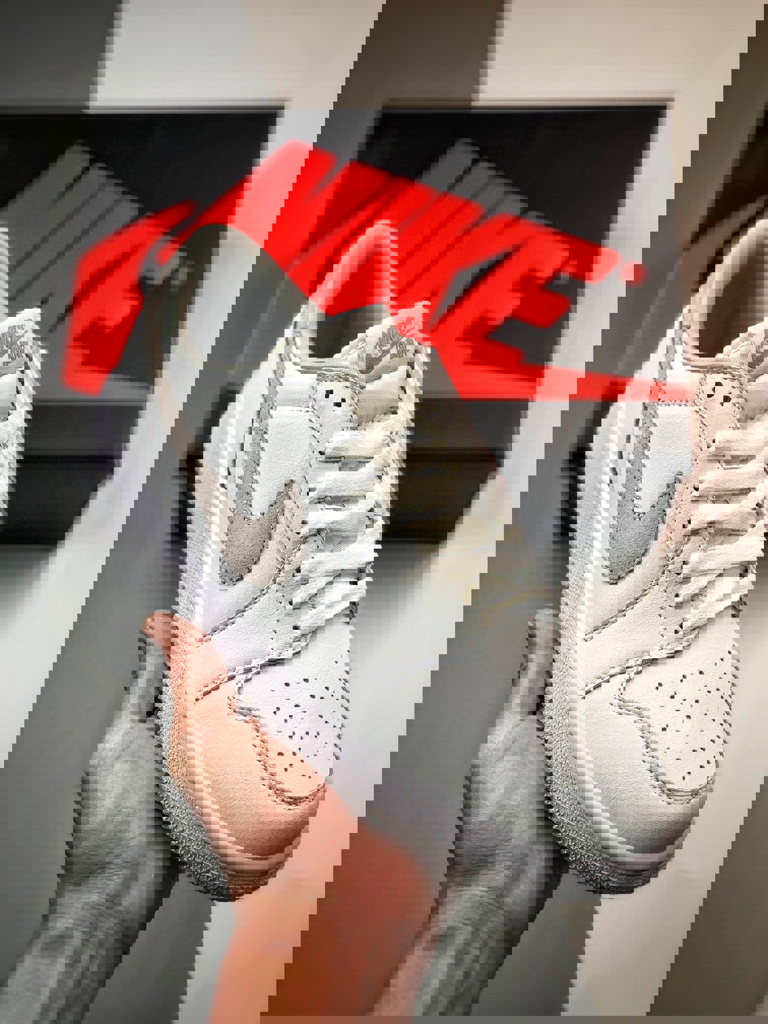 Air jordan 1 low og white/neutral grey cz0790-100