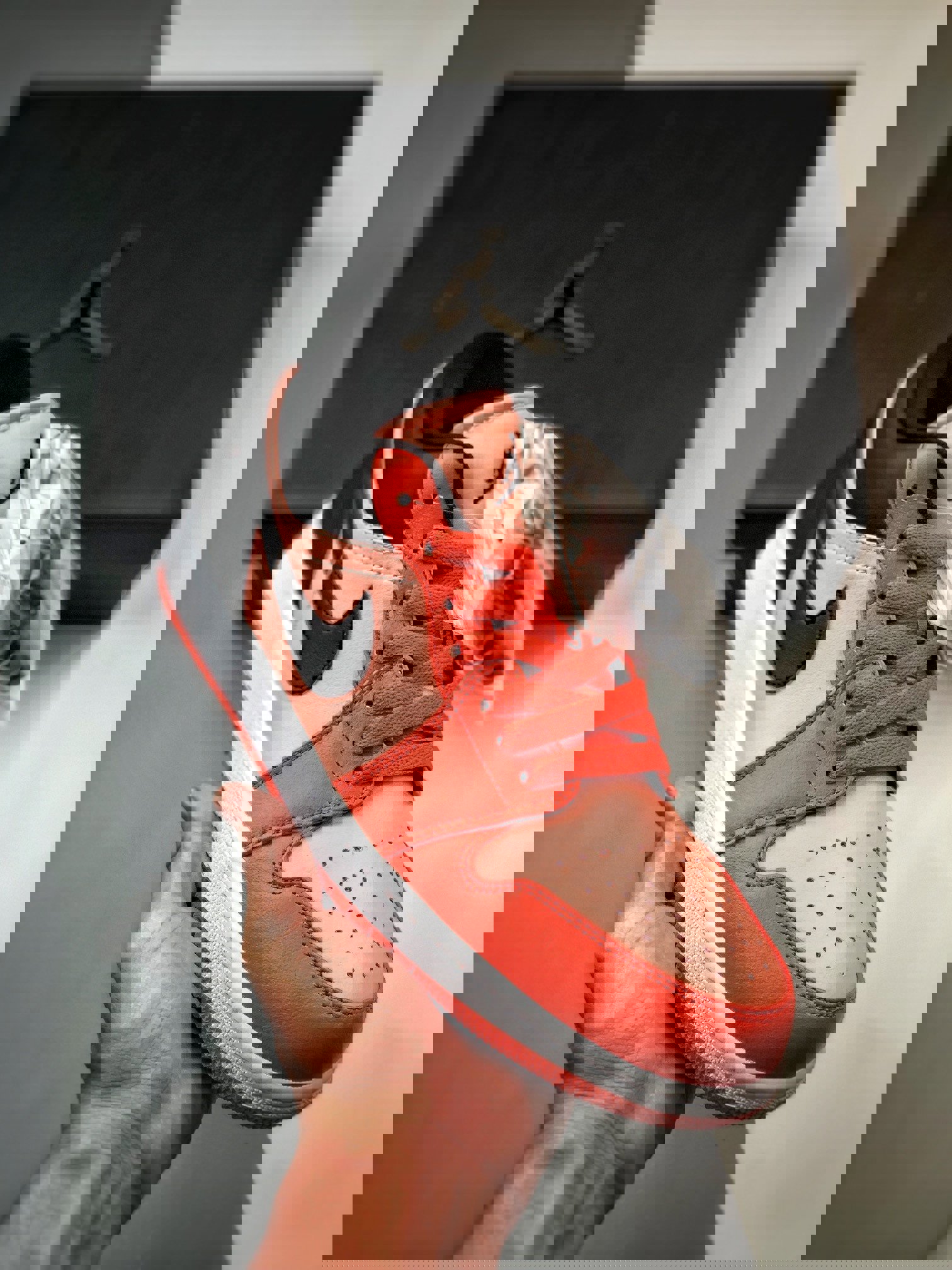 Air jordan 1 low orange and black dm3379-600