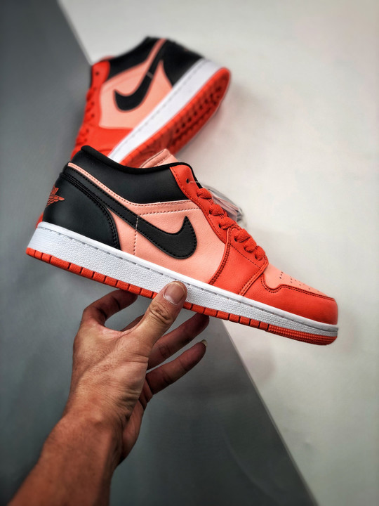 Air jordan 1 low orange and black dm3379-600