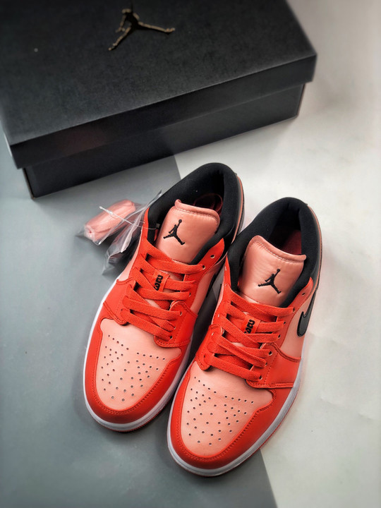 Air jordan 1 low orange and black dm3379-600
