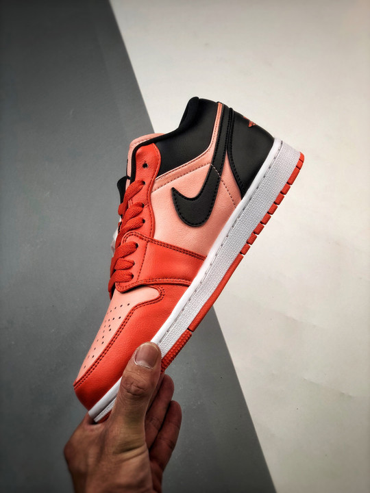 Air jordan 1 low orange and black dm3379-600