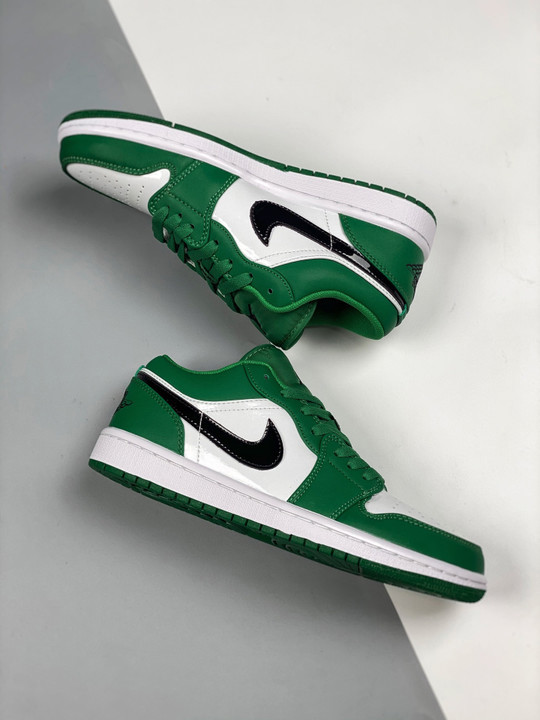 Air jordan 1 low pine green 553558-301